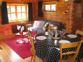 bord de mer, chalet en bois avec tandem